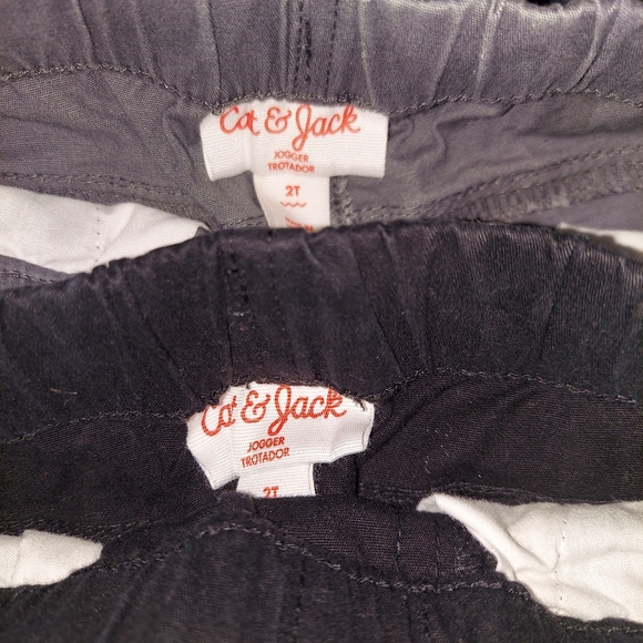 Lot of 4 Two pairs of Cat & Jack Jogger Pants & 2 pairs of Garanimals Sweatpants - Picture 3 of 6